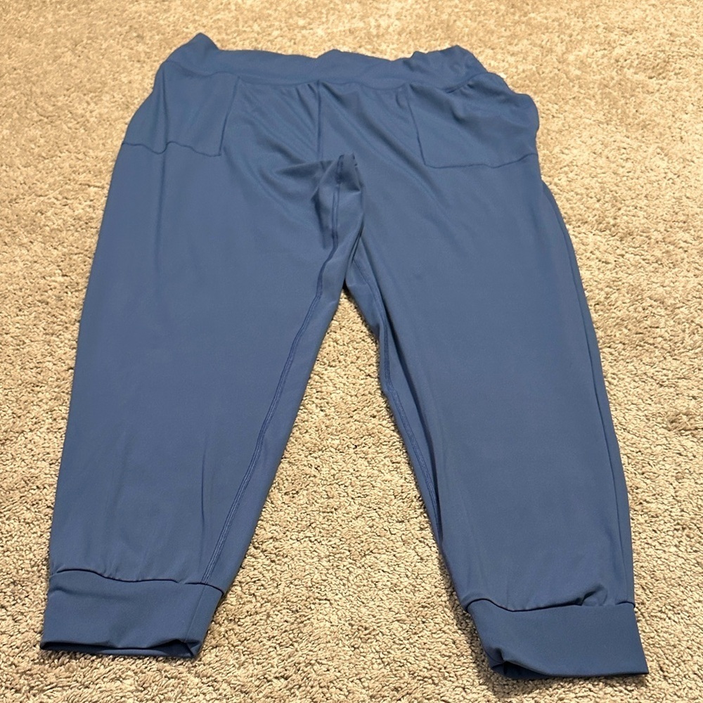 Crane Blue Jogger Athletic Pants XL pockets
